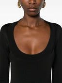 Saint Laurent Décolleté Minikleid