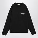 Fear of God Essentials schwarzer Baumwollpullover mit Logo