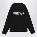 Fear of God Essentials schwarzer Baumwollpullover mit Logo