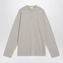 Top de mezcla de algodón greige Fear of God Essentials