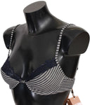 Blue Stripes Lace Reggiseno Bra - Allure Absolue