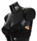 Sequined Brown Balconette Bra - Allure Absolue