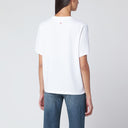 T-shirt "I'm Joy" di Victoria Beckham in cotone bianco