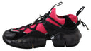 Electric Elegance Leather Mesh Sneakers Jimmy Choo
