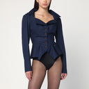 Vivienne Westwood marineblaue Montag-Hemd aus Baumwolle