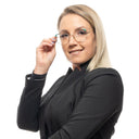 Gold Metal Glasses (Frames)