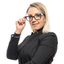 Black Plastic Glasses (Frames)