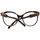 Schicke braune runde Damenbrille mit Vollrand