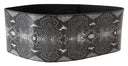 Classic Snakeskin Motif Leather Belt