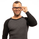 Óculos de Plástico Preto (Armações)