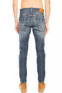 Navy Distressed 'Cool Guy Jean' Denim Pants - Allure Absolue
