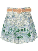 Shorts de lino Ottie Tuck de Zimmermann