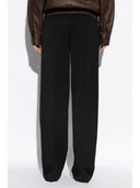 Pantalones de lana grain de poudre Saint Laurent