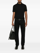 Camisa polo de algodão piquet Saint Laurent