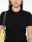 Top court jacquard logo Balenciaga