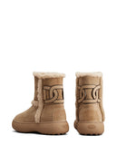 Tod's Kate Wildleder- und Lammfell-Stiefeletten