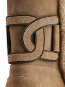 Tod's Kate Wildleder- und Lammfell-Stiefeletten