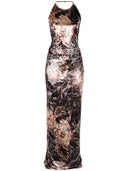 Vestido maxi de chenilla estampado Etro