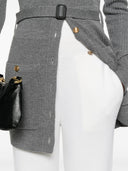 Pantaloni lavorati a maglia in lana Chloé