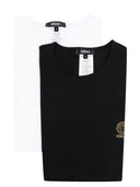 T-shirt en coton à imprimé Méduse Versace