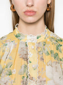 Camicia Zimmermann Acacia con bordo smerlato