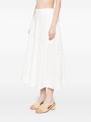 Saia midi bordada Zimmermann Crush