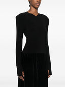 Top Norma Kamali Preto