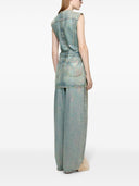 Vestido de denim revestido Acne Studios