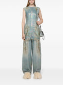 Vestido de denim revestido Acne Studios