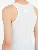 Maison Margiela ausgefallenes geripptes Tanktop