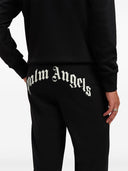 Calças de moletom com logo curvo Palm Angels