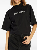Camiseta cropped Palm Angels com logo
