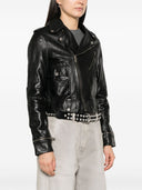 Giacca in pelle Golden Goose con effetto lucido