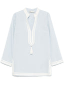 Tory Burch striped tunic in blue