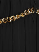 Balenciaga Rock mit Ketten-Detail und Falten
