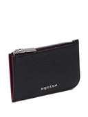 Alexander McQueen Leder-Kartenetui