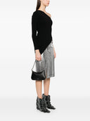 Bolsa Mini T-bar Alexander McQueen