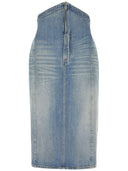 Alexander McQueen Skirts Clear Blue