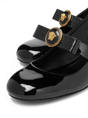 Décolleté slingback in vernice con nastro Versace Gianni 35 mm