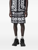 Short en soie à chaînes Medusa Versace