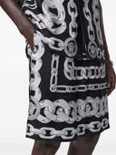 Versace Medusa Catene Pantaloncini di Seta