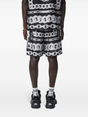 Versace Medusa Catene Pantaloncini di Seta