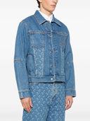 Veste en denim imprimée lune croissante Marine Serre