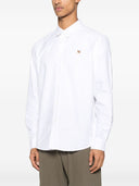 Camisa clásica Maison Kitsuné con logo de cabeza de zorro