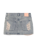 Acne Studios minigonna in denim consumato Macaria