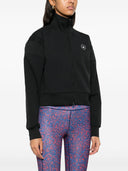 Giacca da pista lavorata a maglia con logo Adidas di Stella McCartney
