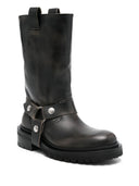 Stivali biker in pelle Golden Goose
