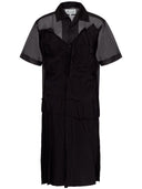 Vestido midi Maison Margiela con diseño de capas
