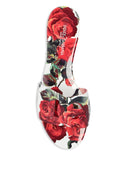 Slides com estampa floral Dolce & Gabbana