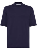 Brunello Cucinelli T-shirts and Polos Blue